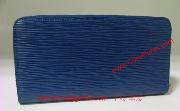 ルイヴィトンエピ ジッピーウォレット財布 サフィールM60435